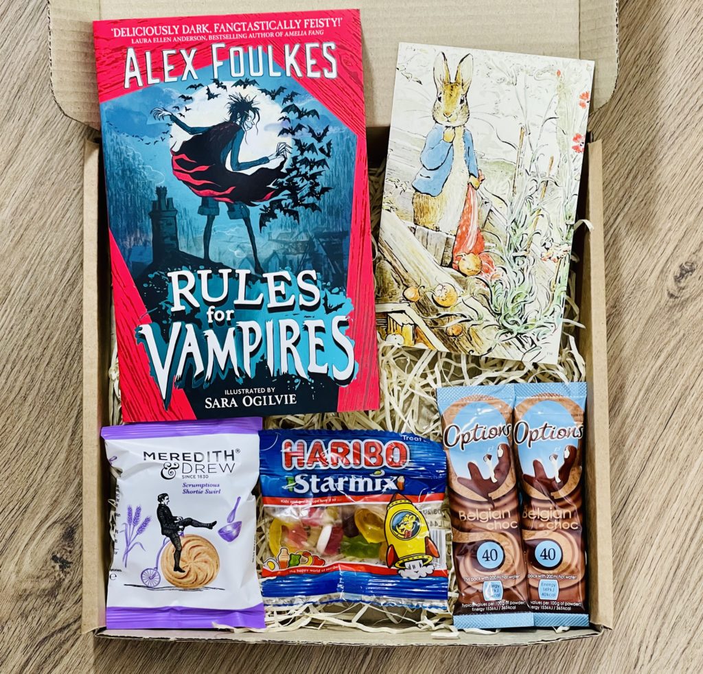 Rules for Vampires by Alex Foulkes with Sprayed Edges Tea Leaves & Reads