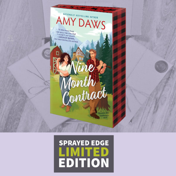Nine Month Contract by Amy Daws (Sprayed Edges) Mountain Men Matchmaker Series Book One