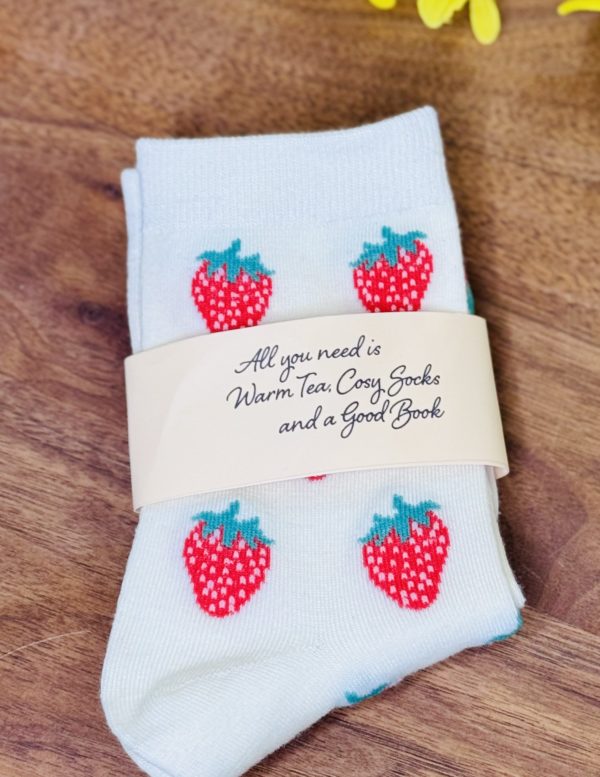 A Pair of Strawberry Socks