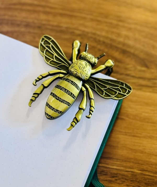 Bee Vintage Metal Journal Clip