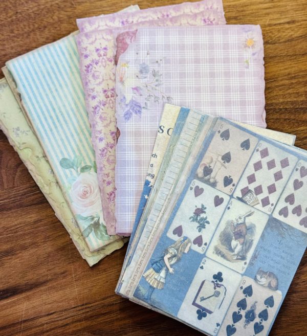 Vintage Paper Bundle for Junk Journal Supplies