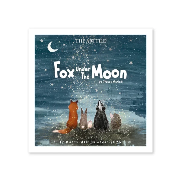 Fox Under the Moon 2026 12-Month Wall Calendar - Image 2