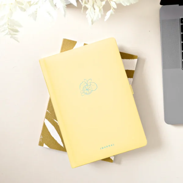 Scribble & Dot Lemon Dotted A5 Journal
