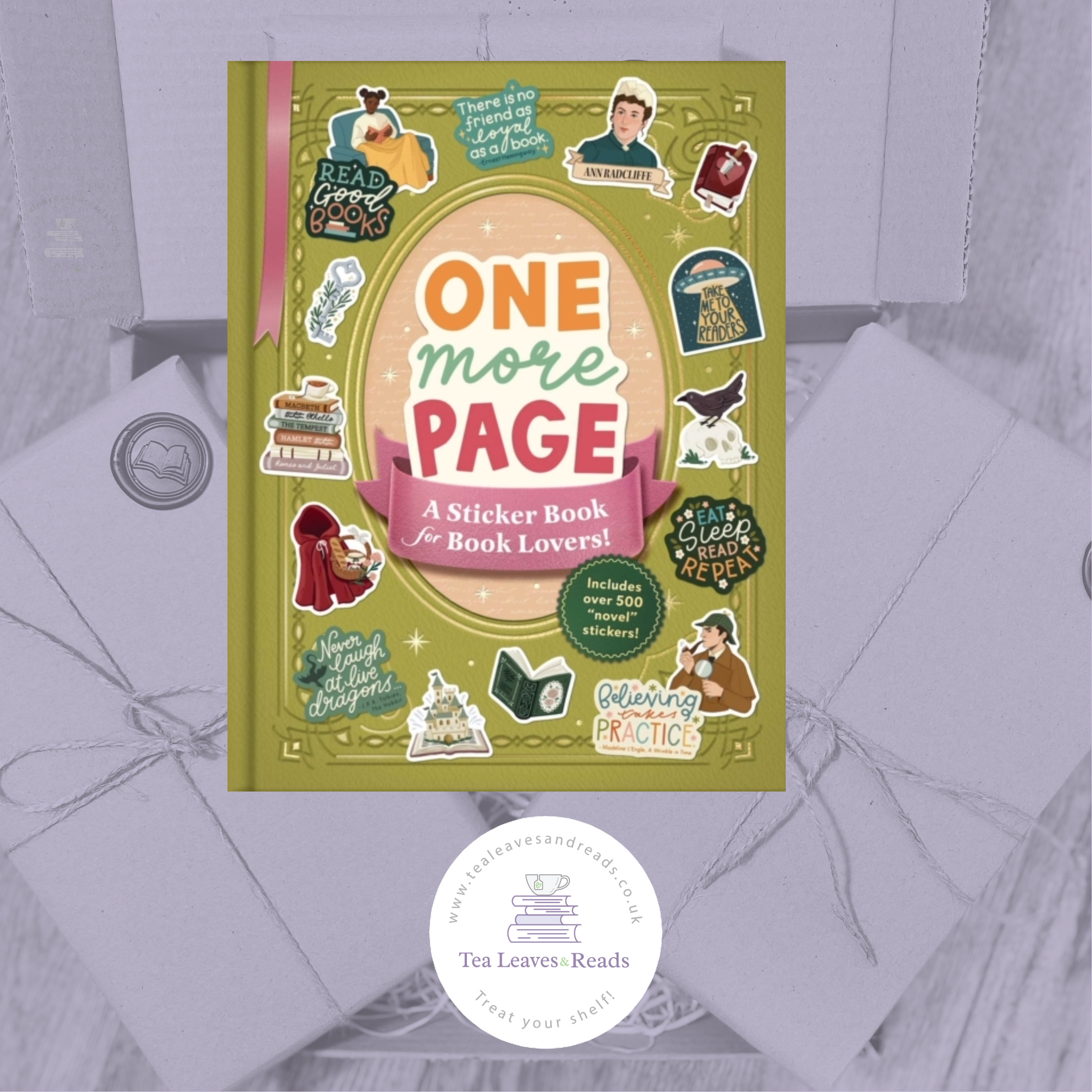 One More Page: A Sticker Book for Book Lovers!