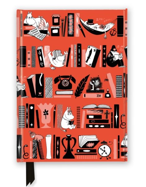 Moomin Bookshelves Foiled Journal (Flame Tree)