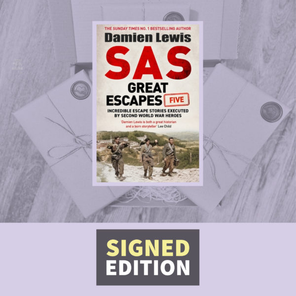 SAS Great Escapes Five by Damien Lewis (Signed by the Author)