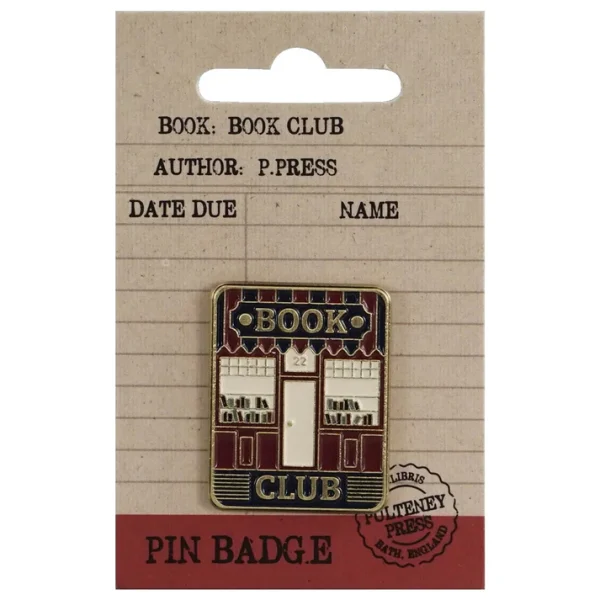 Pin Badge - Enamel - Book Club