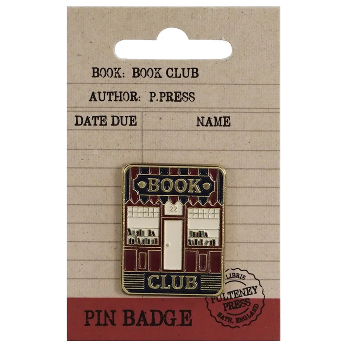 Pin Badge - Enamel - Book Club