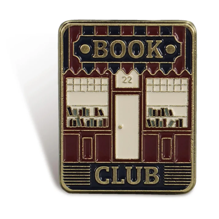 Pin Badge - Enamel - Book Club - Image 2