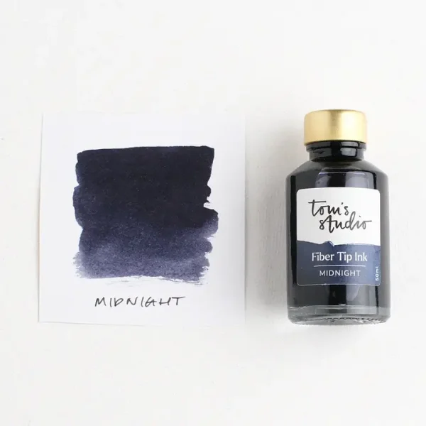 Tom's Studio Fibre Tip Ink - Midnight