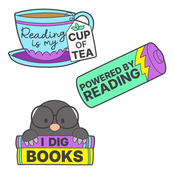 World Book Day 2026 Pin Badges