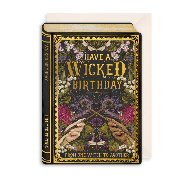 Book Birthday Card: Wicked