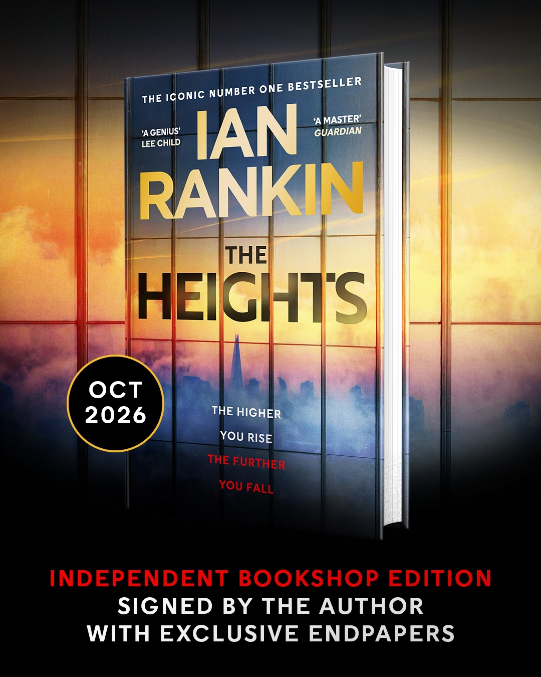 The Heights by Ian Rankin (Exclusive Independent Bookshop Edition Signed by the Author) - Image 2