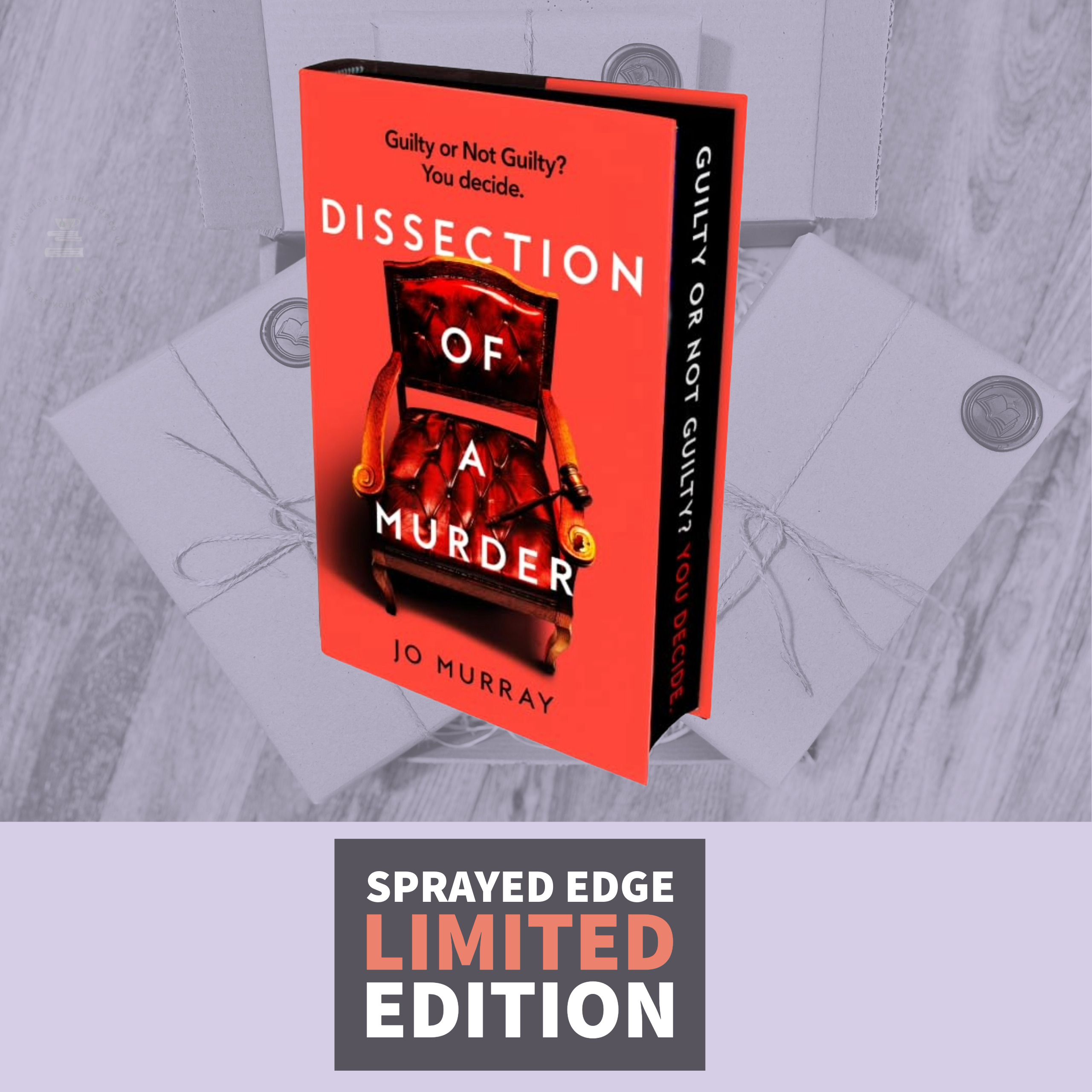 Dissection of a Murder by Jo Murray (Sprayed Edge Collectors Edition with Signed Endpapers)