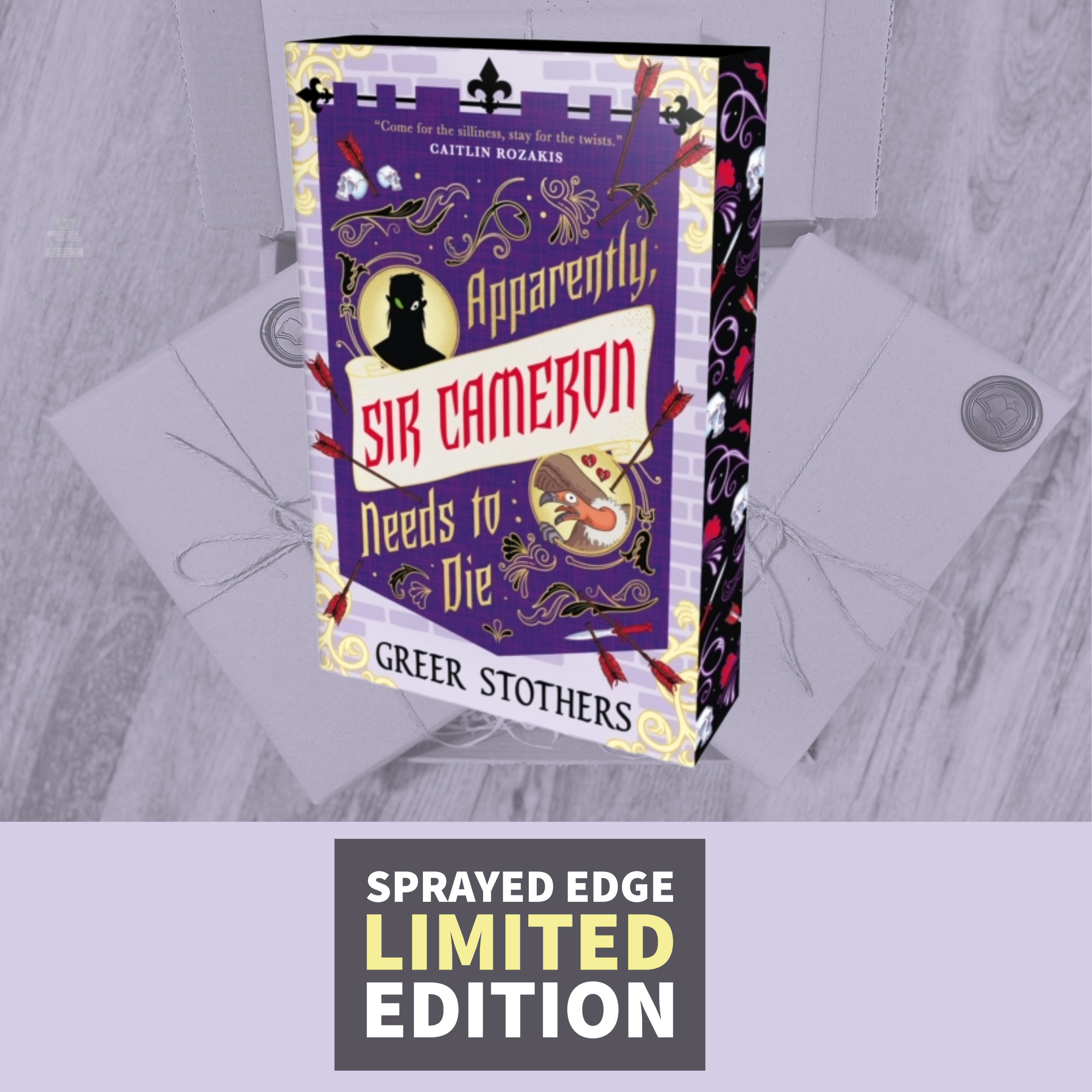 Apparently, Sir Cameron Needs to Die by Greer Stothers (Stencilled Edge Paperback Edition)