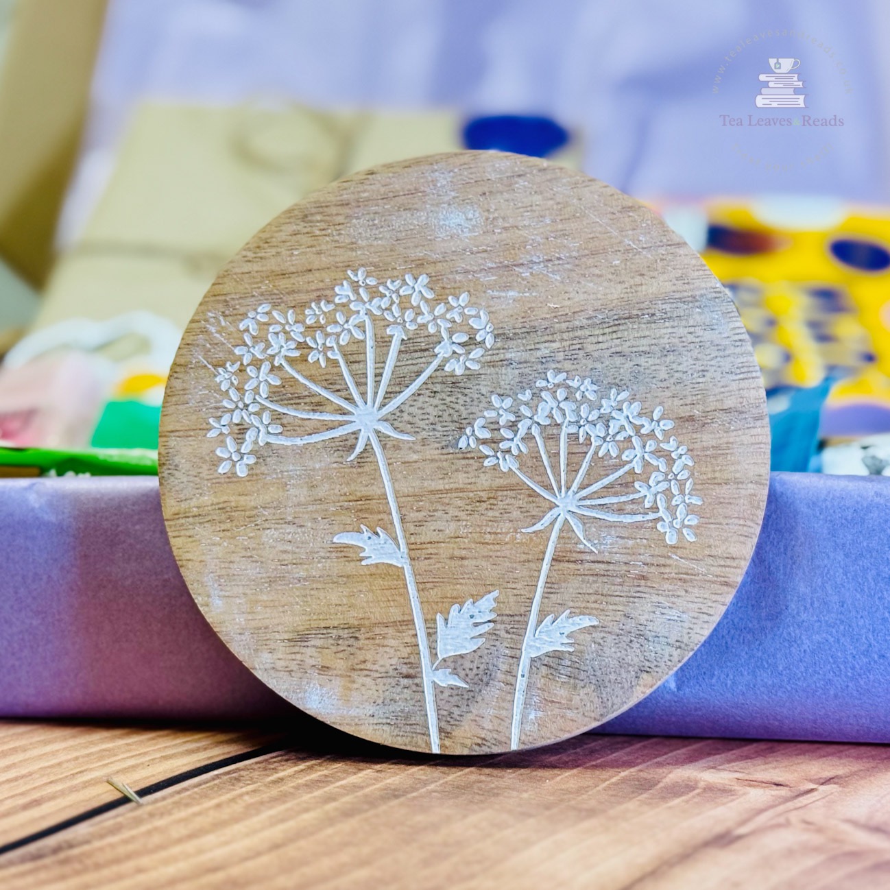 Spring Cow Parsley Coaster Set (Four)