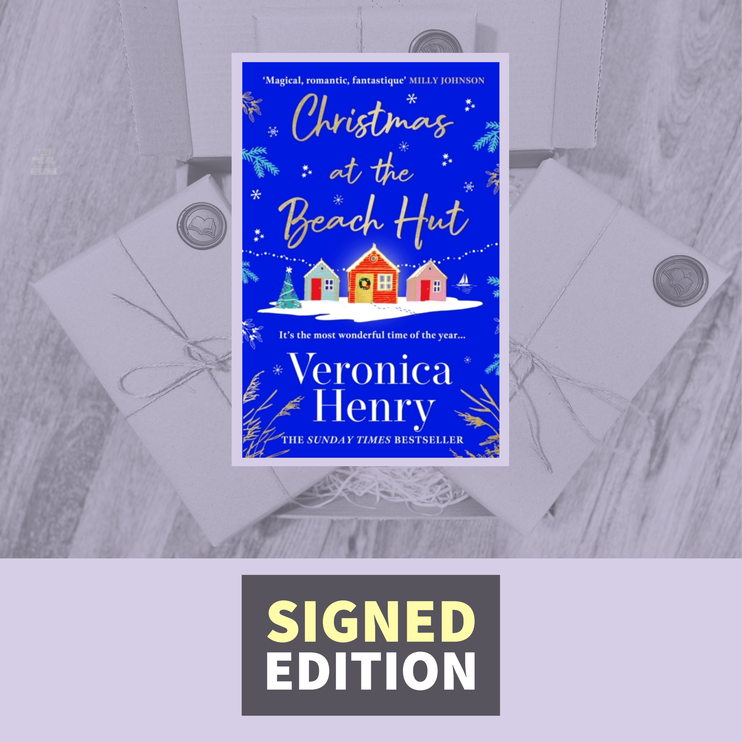 Christmas at the Beach Hut by Veronica Henry (Signed by the Author)