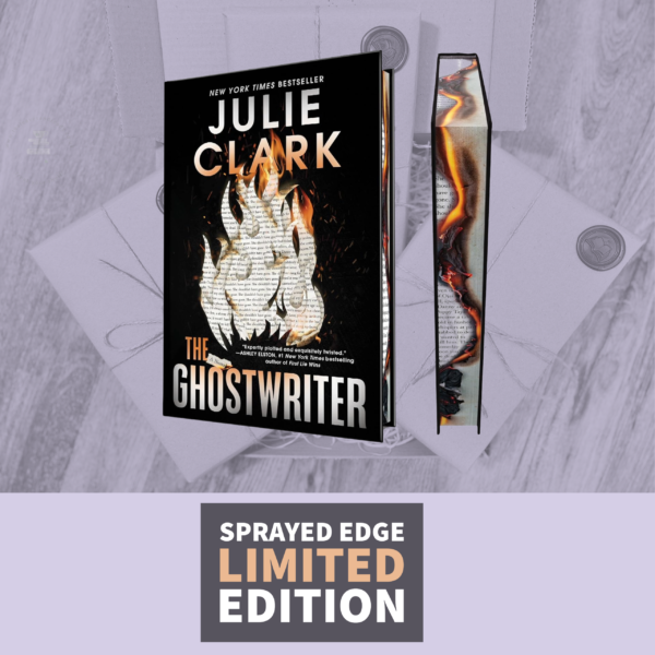 The Ghostwriter by Julie Clark (Sprayed Edge USA Edition)