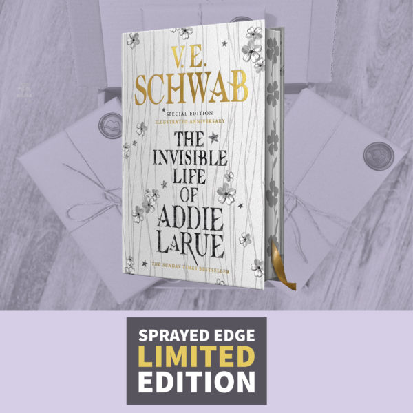 The Invisible Life of Addie LaRue by V.E Schwab (Illustrated Edition with Sprayed Edges)