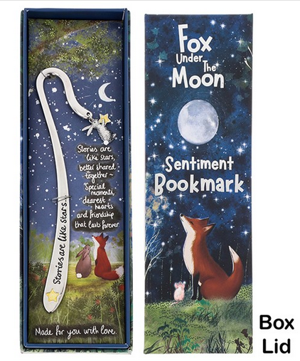 Fox Under the Moon Bookmark: Stories Are Like Stars