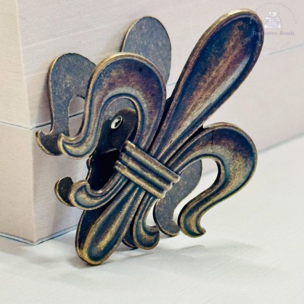 Vintage Journal Clip - Iris Flower