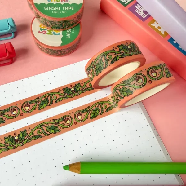 Oak Leaf & Acorn Washi Tape