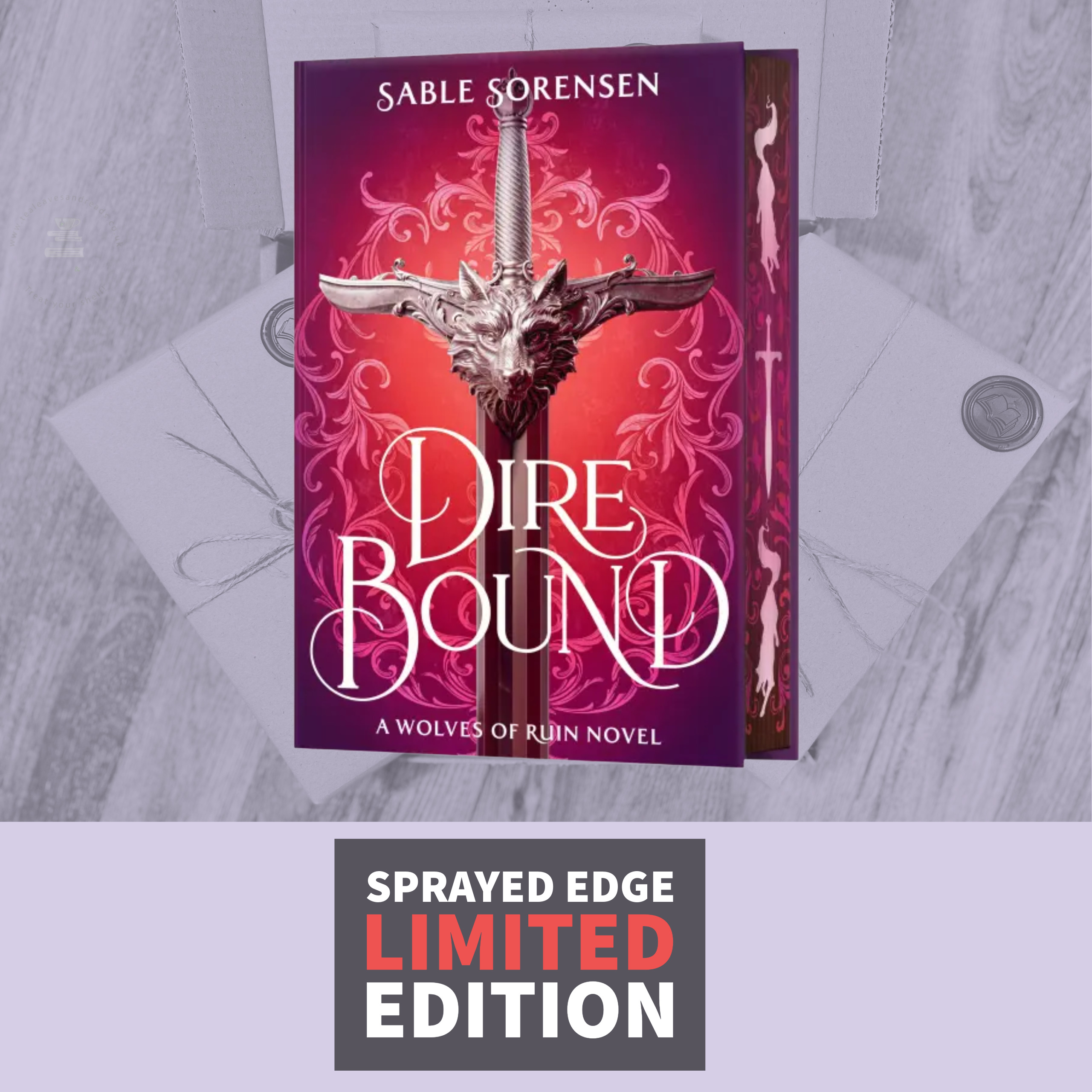 Dire Bound by Sable Sorensen (Deluxe Sprayed Edge USA Edition)