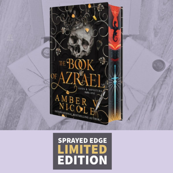 The Book of Azrael by Amber V. Nicole (Deluxe Sprayed Edge USA Edition)