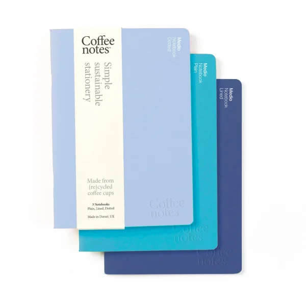 Splash Stitched Notebooks (A5) Three Pack