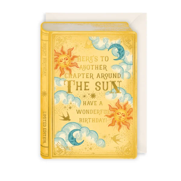 Book Birthday Card: Here's To Another Chapter