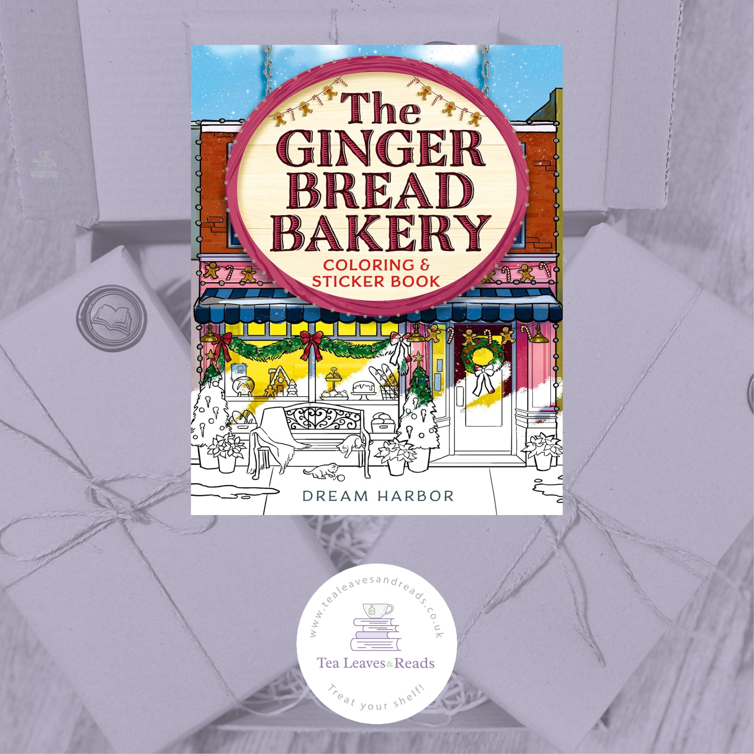 The Gingerbead Bakery Coloring & Sticker Book: Official Cozy Tie-In