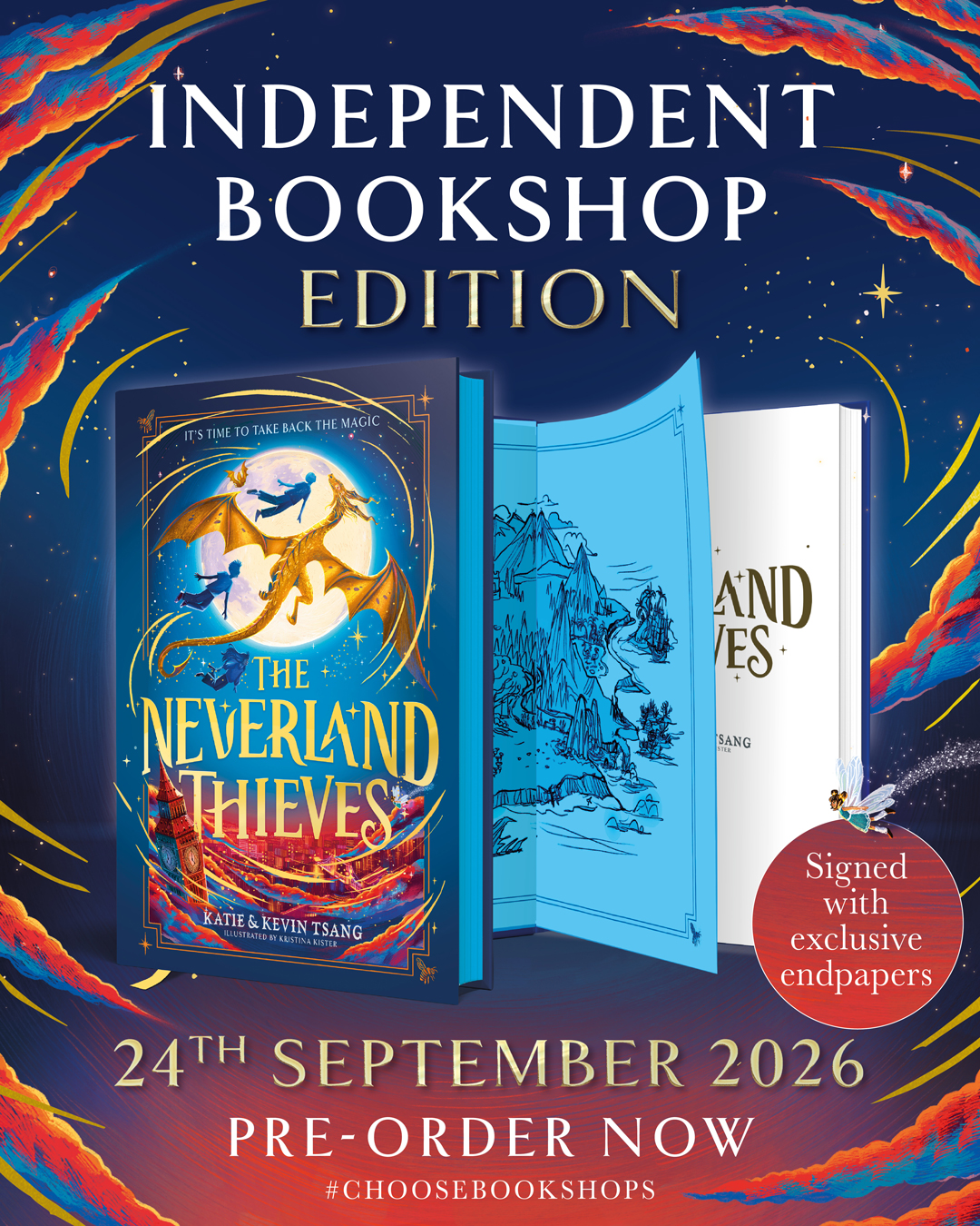 The Neverland Thieves by Katie & Kevin Tsang (Signed Independent Bookshop Edition) - Image 2