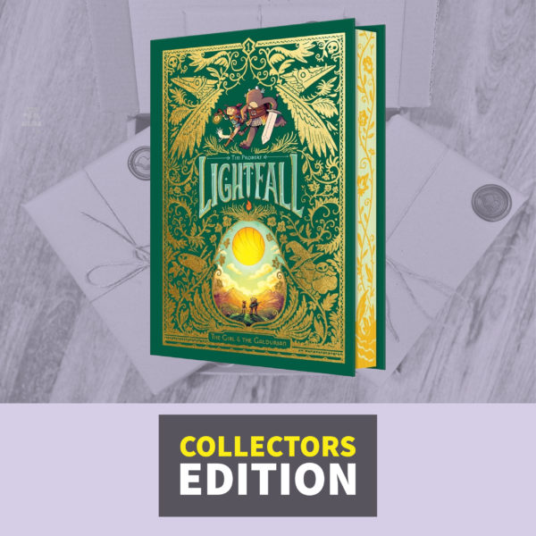 Lightfall: The Girl & The Galdurian (Graphic Novel) by Tim Probert (Collectors Deluxe Edition)