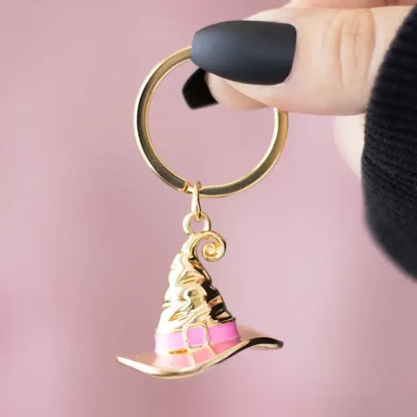 Good Witch Social Club Witch Hat Keyring