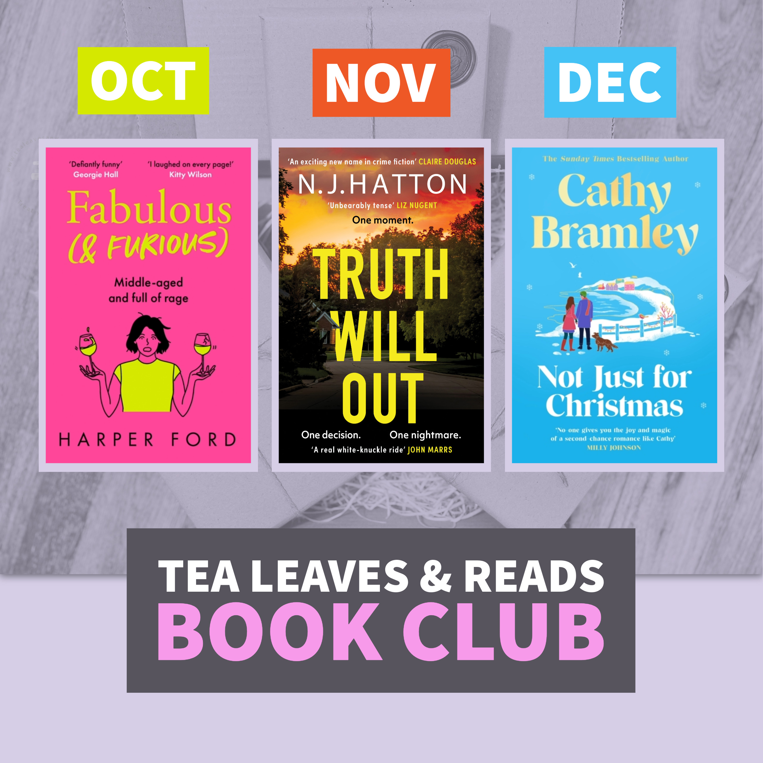 Tea Leaves & Reads Book Club Subscription: Oct to Dec 2026