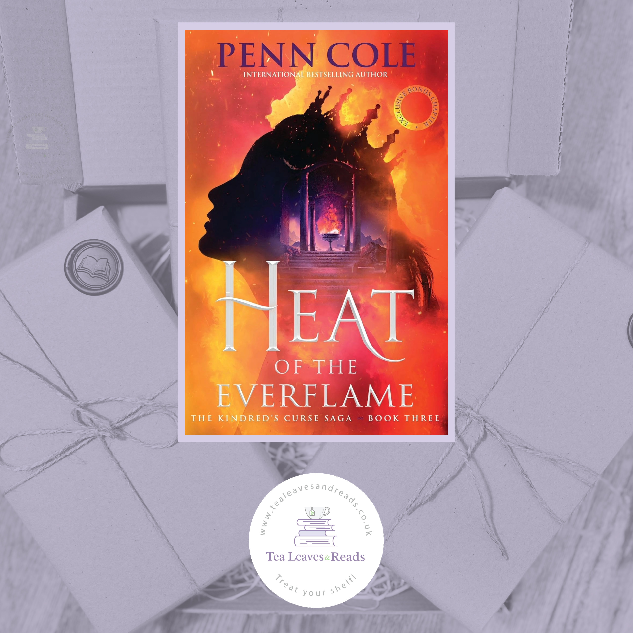 Heat of the Everflame by Penn Cole (The Kindred's Curse Saga Book Three)