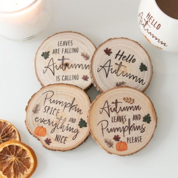 Hello Autumn - Four Coaster Set