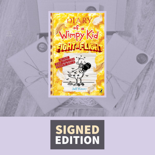 Diary of a Wimpy Kid: Fight or Flight by Jeff Kinney (Signed by the Author)