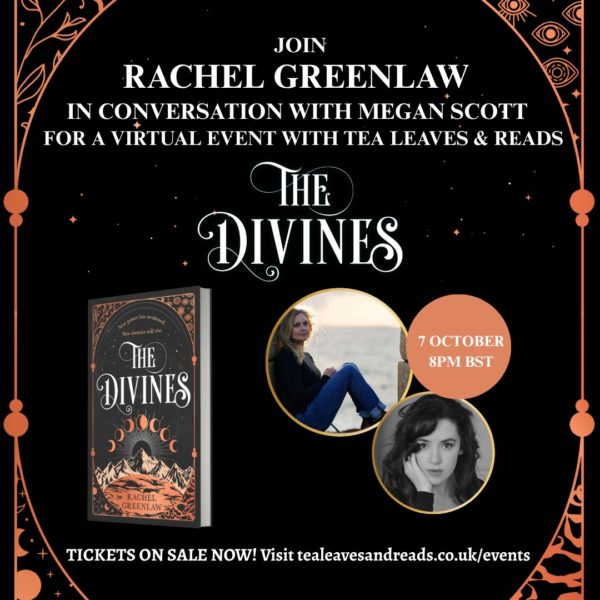 Rachel Greenlaw in Conversation with Megan Scott - 7th October at 8pm BST on Zoom