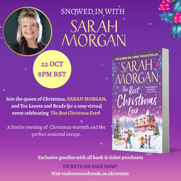 Snowed in with Sarah Morgan - 22nd Oct at 8pm BST on Zoom
