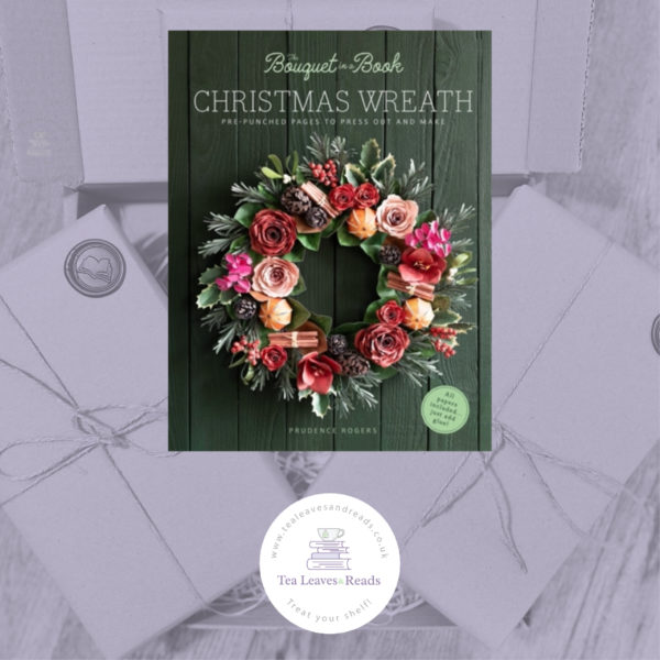 The Bouquet in a Book Christmas Wreath -  Pre-Punched Pages to Press out and Make by Prudence Rogers