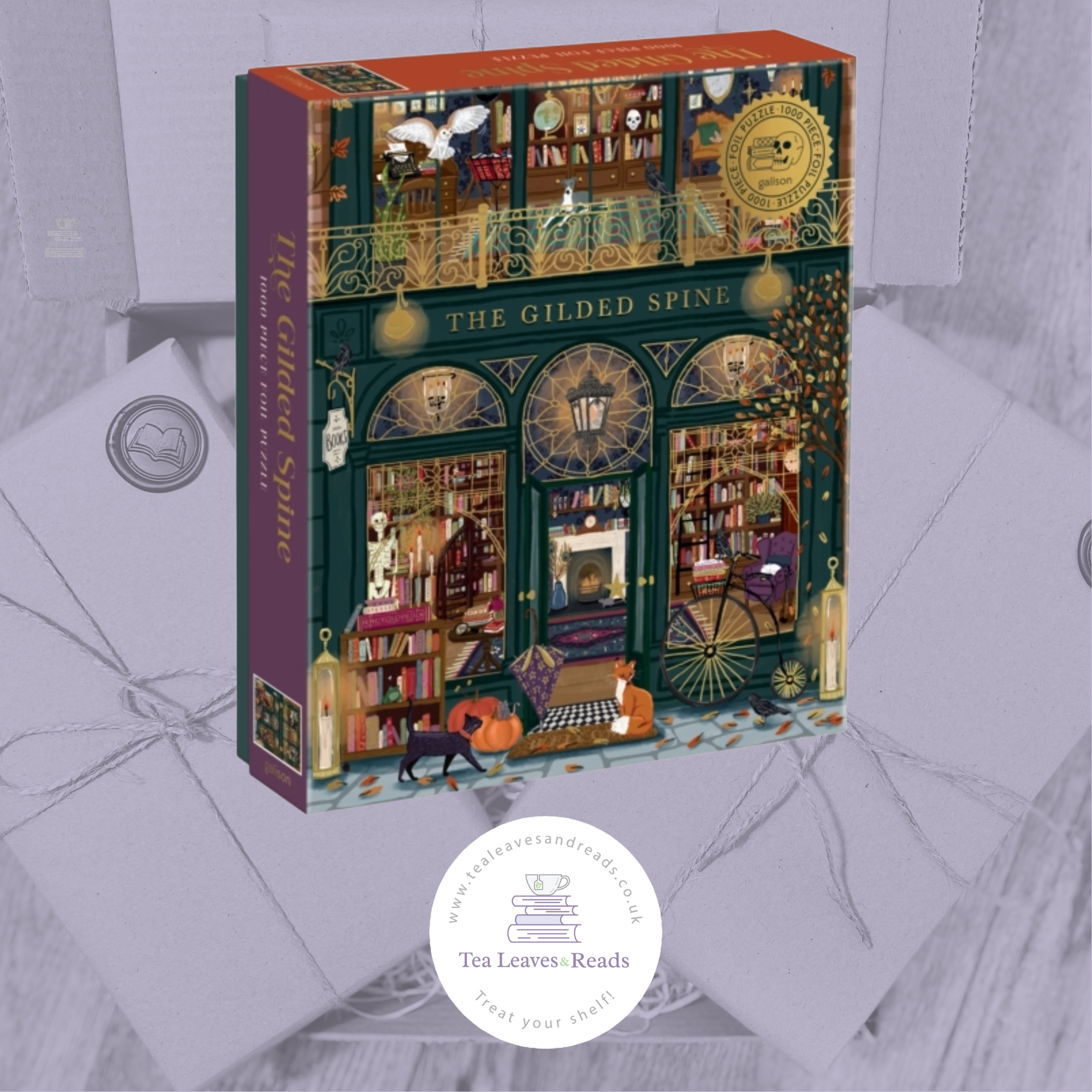 The Gilded Spine 1000 Piece Foil Puzzle