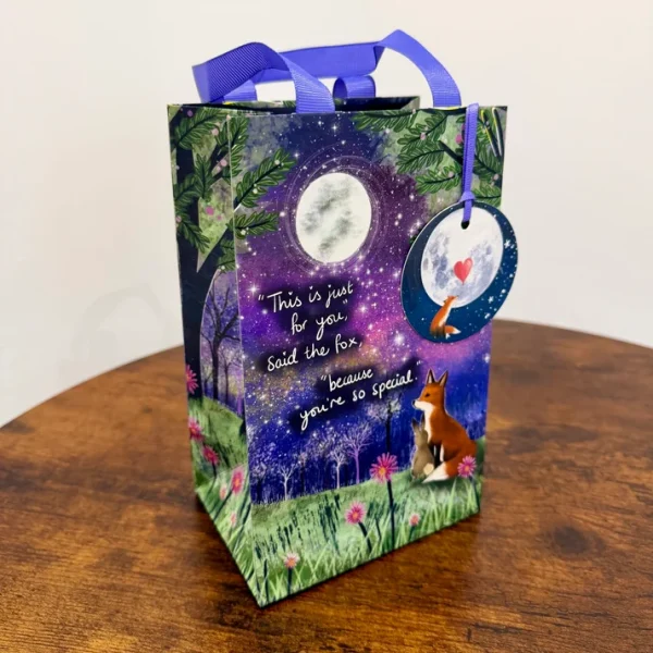 Fox Under the Moon Small Gift Bag: So Special