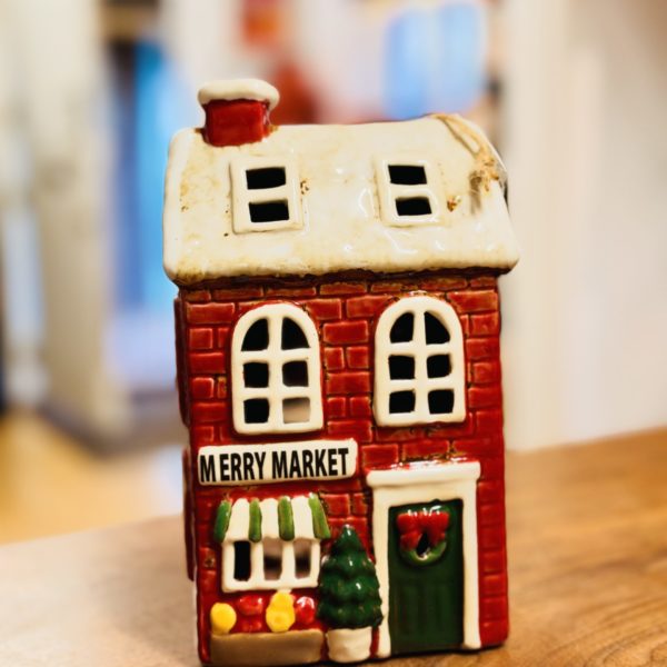 Village Pottery Merry Market Tealight Holder