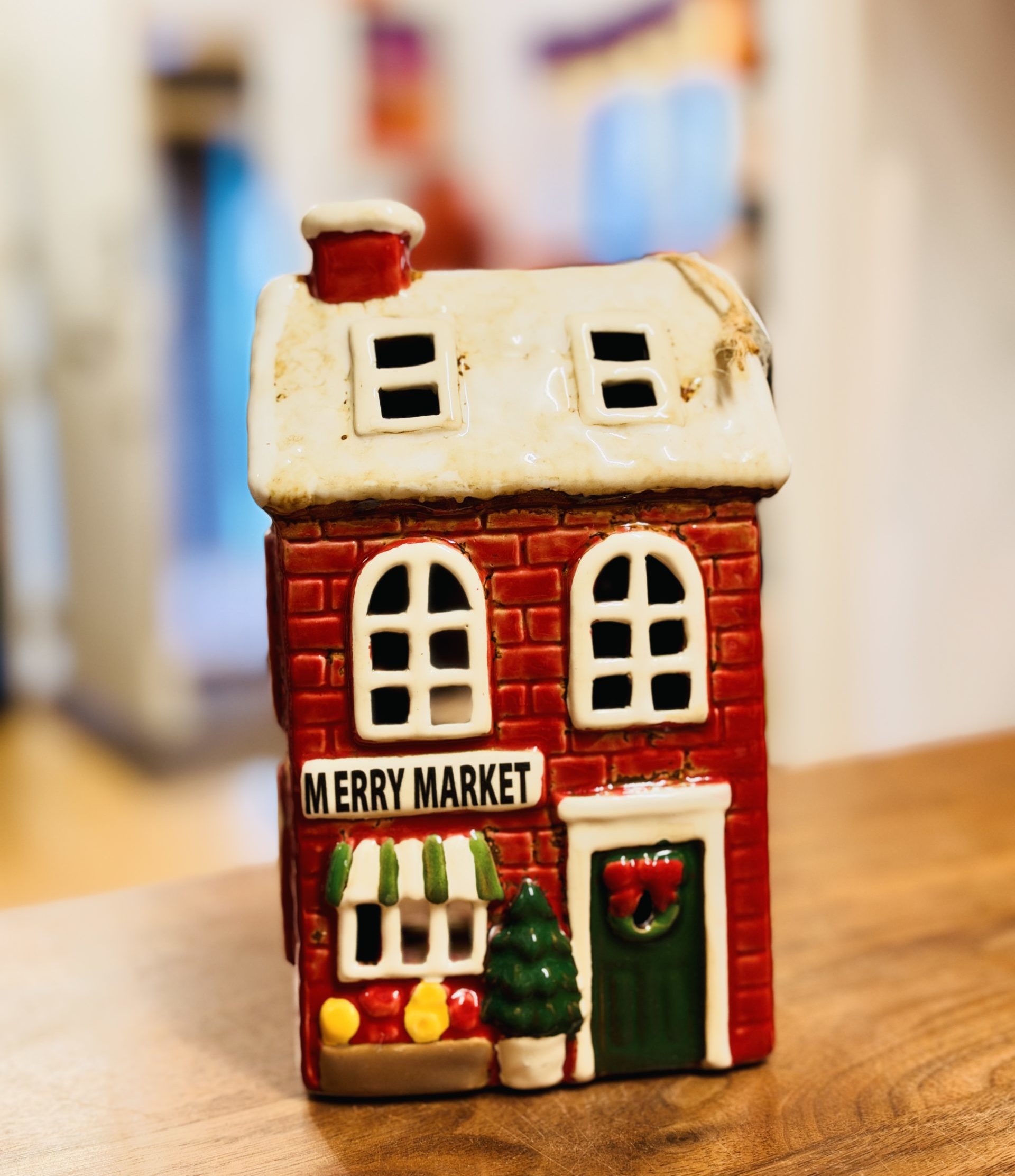 Village Pottery Merry Market Tealight Holder