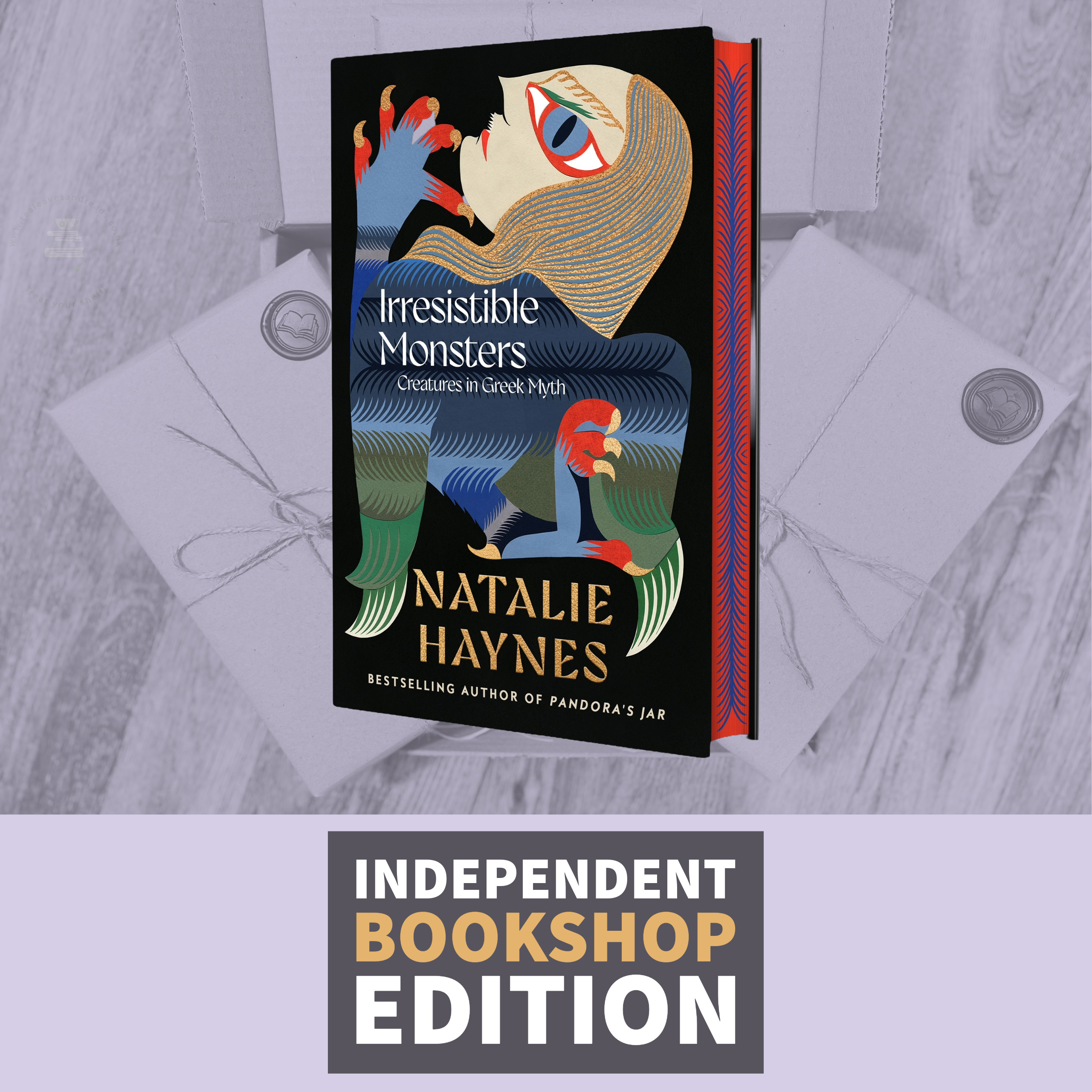 Irresistible Monsters by Natalie Haynes (Signed Independent Bookshop Edition with Sprayed Edges)
