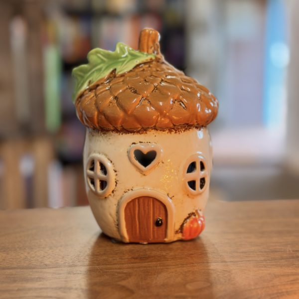 Village Pottery Acorn Tealight House