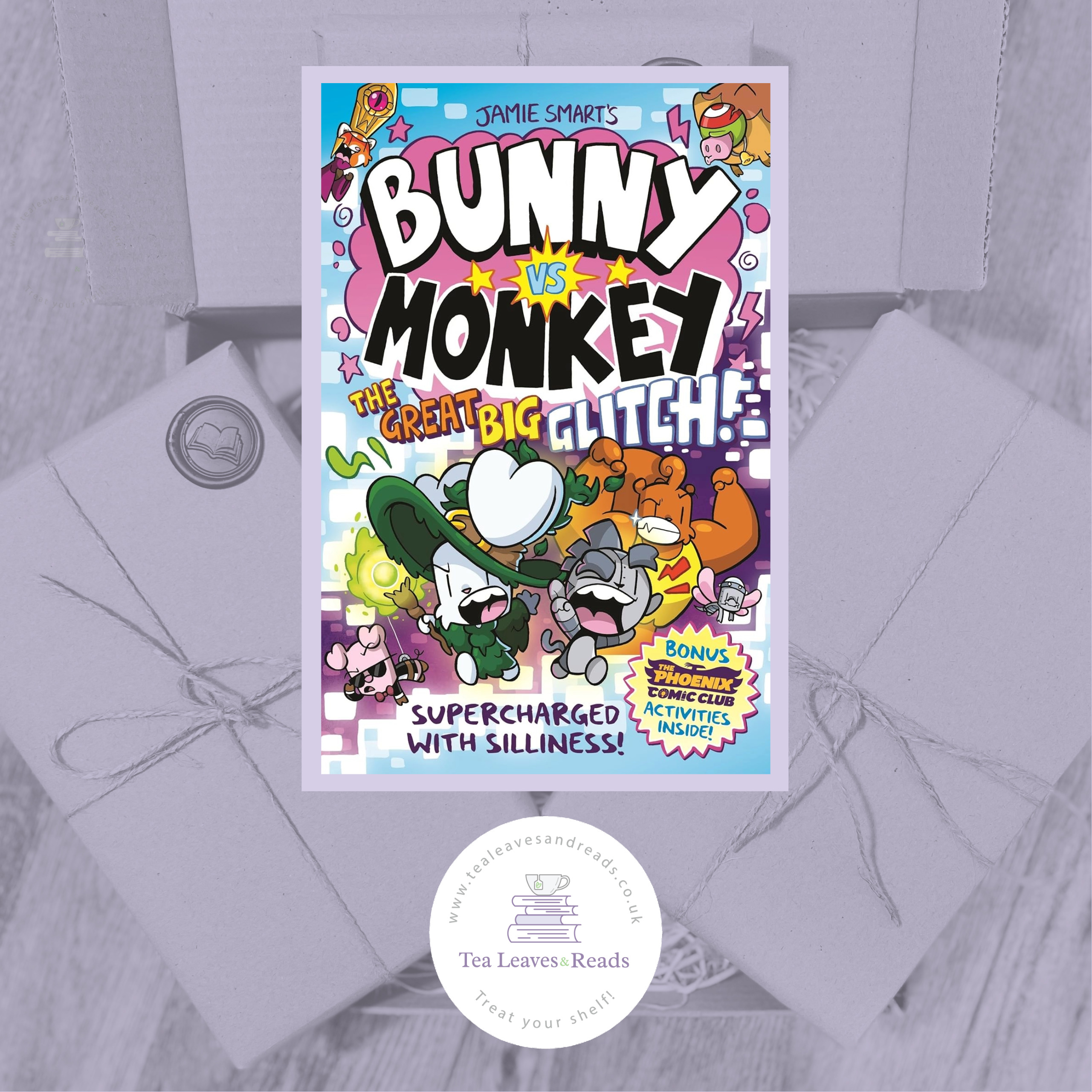 Bunny Vs Monkey: The Great Big Glitch by Jamie Smart