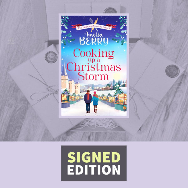 Cooking Up a Christmas Storm by Amelia Berry (Signed by the Author)