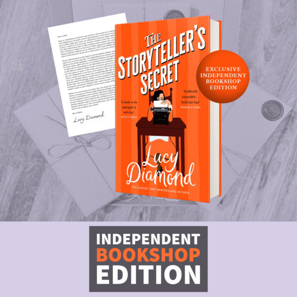 The Storyteller's Secret by Lucy Diamond (Independent Bookshop Edition with Signed Author Letter)